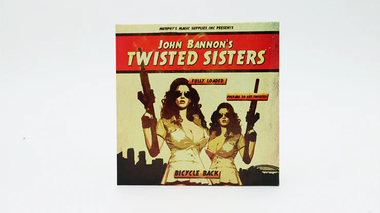 Twisted Sisters 2.0 (Gimmicks and Online Instructions) Bicycle Back by John Bannon - Trick