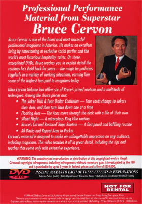 Ultra Cervon Vol. 2 - Bruce Cervon - DVD - Image 2