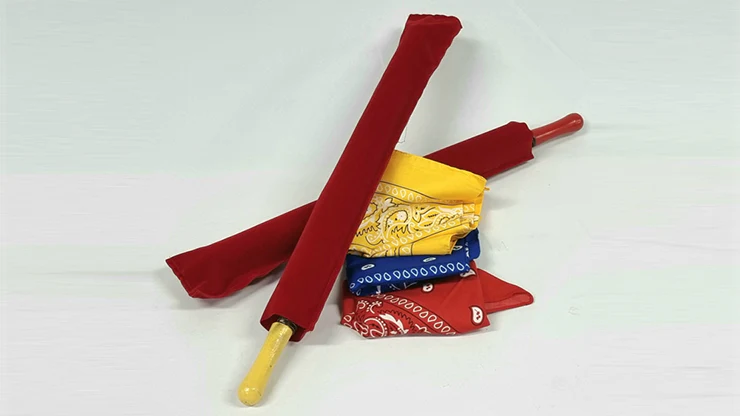 Umbrella From Bandana Set (random color for umbrella) by JL Magic - Trick - Image 3