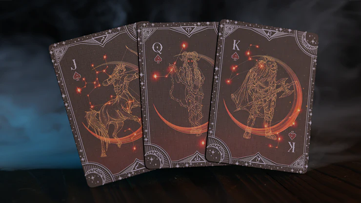 Warriors of the Stars: Zodiac Playing Cards (Night Blue) by Blue Moon Co. - Image 3
