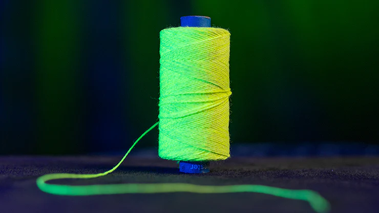 WGM UV GLOW GYPSY THREAD YELLOW REFILL SPOOL by Murphy's Magic - Trick - Image 3