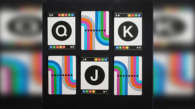 WHITE EDITION FULTON STREET MTA PLAYING CARDS (1972 VIGNELLI MAP EDITION) - Image 4