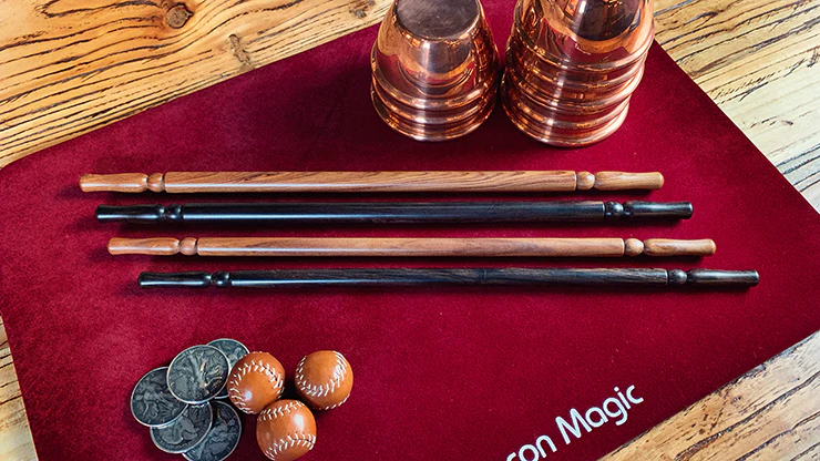 Wooden wand PRO (Standard Brown) by Harry He & Bacon Magic - Trick - Image 6