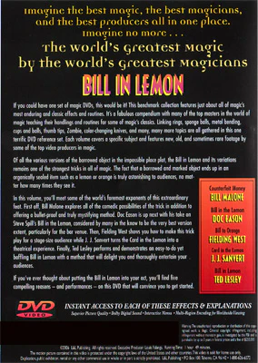 World's Greatest Magic: Bill In Lemon - DVD - Image 2