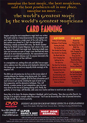 World's Greatest Magic: Card Fanning Magic - DVD - Image 2