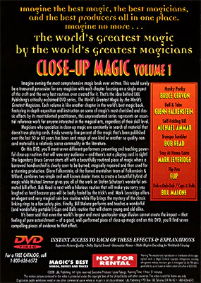 World's Greatest Magic: Close Up Magic #1 - DVD - Image 2