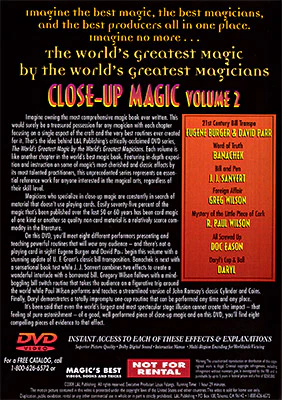 World's Greatest Magic: Close Up Magic #2 - DVD - Image 2