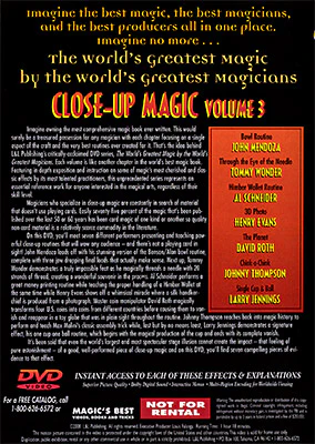 World's Greatest Magic: Close Up Magic #3 - DVD - Image 2