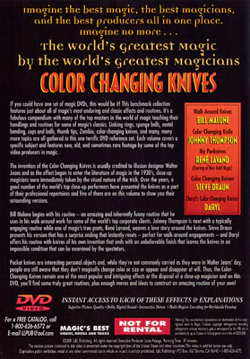 World's Greatest Magic: Color Changing Knives - DVD - Image 2