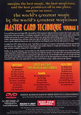 World's Greatest Magic: Master Card Technique Volume 1 - DVD - Image 2