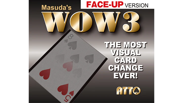 WOW 3 Face-Up (Gimmick and Online Instructions) by Katsuya Masuda - Trick